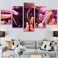 SIGNWIN 5 Panel Canvas Wall Art Peaceful Seas for Home Decorations Ready to Hang - 60