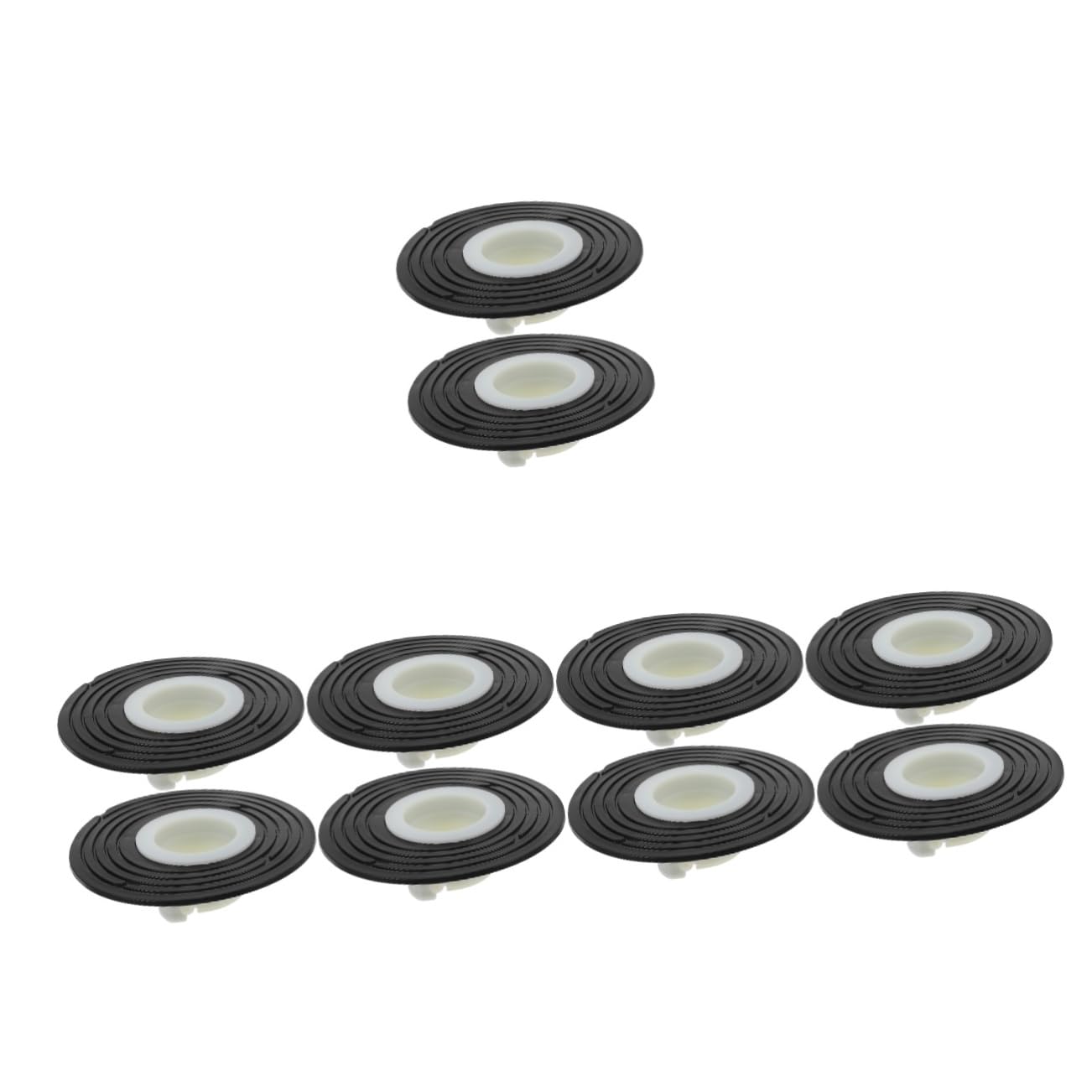 Tofficu 5 Sätze Haarfänger Rundes Abfluss Kunststoff Für Badezimmer Abflüsse Effektiver Schutz Gegen Verstopfungen Und Gerüche Einfache Installation Für Duschen Und 2 Stücke * 5