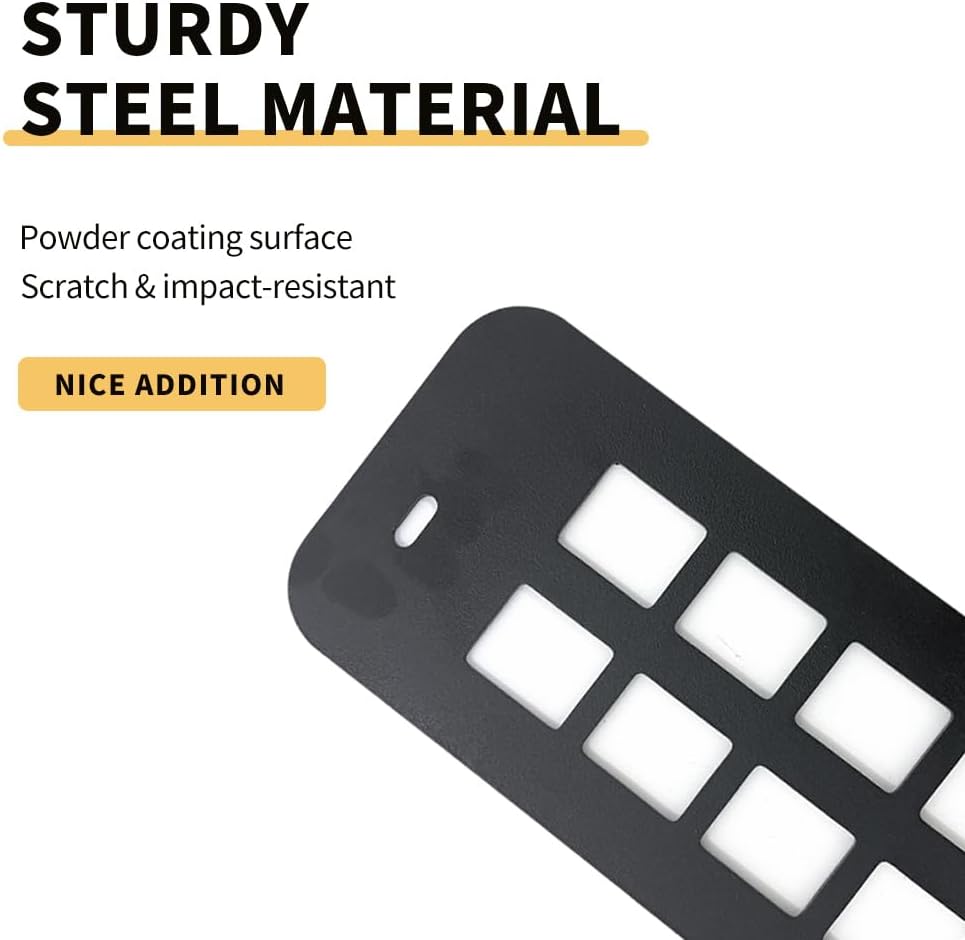 MAXDOM Under Seat Storage Fits for (2015-2025) F150 (2017-2025) F250 F350 F450 Pickup (Black, Steel Panel)