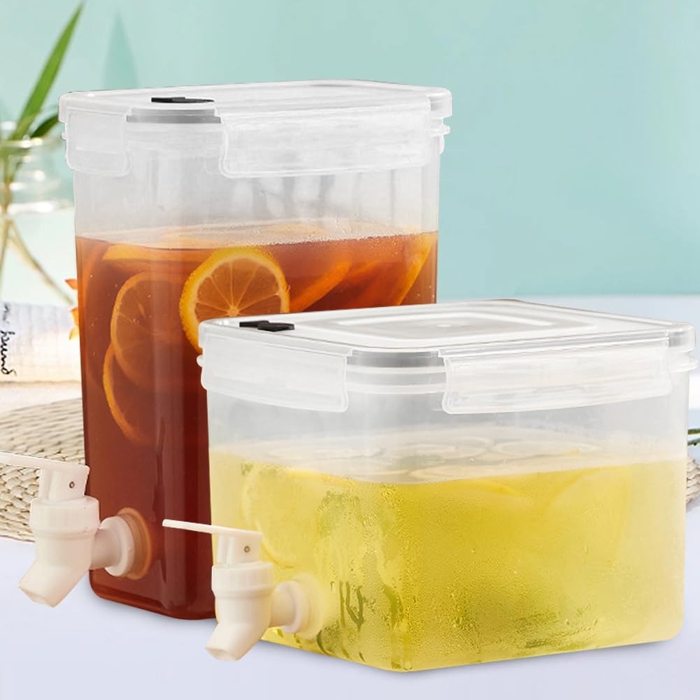 Distributeur De Boissons Rotatif à 360 Degrés, Bouilloire Oide Avec Robinet Pour Refrigerateur Distributeurs D Eau De Comptoir Grande Capacite Jus De Lait 2146119121 L