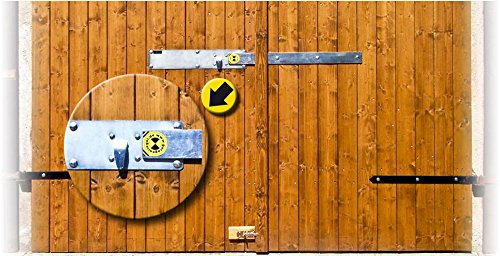 Garagenriegel Sicherheitsriegel 120mm inkl. BKS-Zylinderschloss