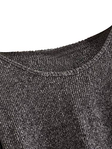 Image of SweatyRocks Women's Crewneck Long Sleeve Knit Crop Top Cropped Sweaters