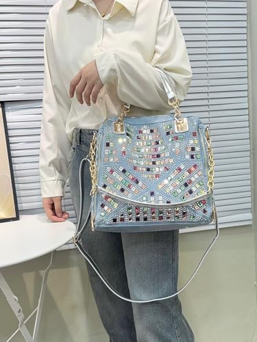 Image of Bling Rhinestone Purse for Women Evening Bag Shoulder Bag Sparkling Crystal Wedding Party Clutches Handbags