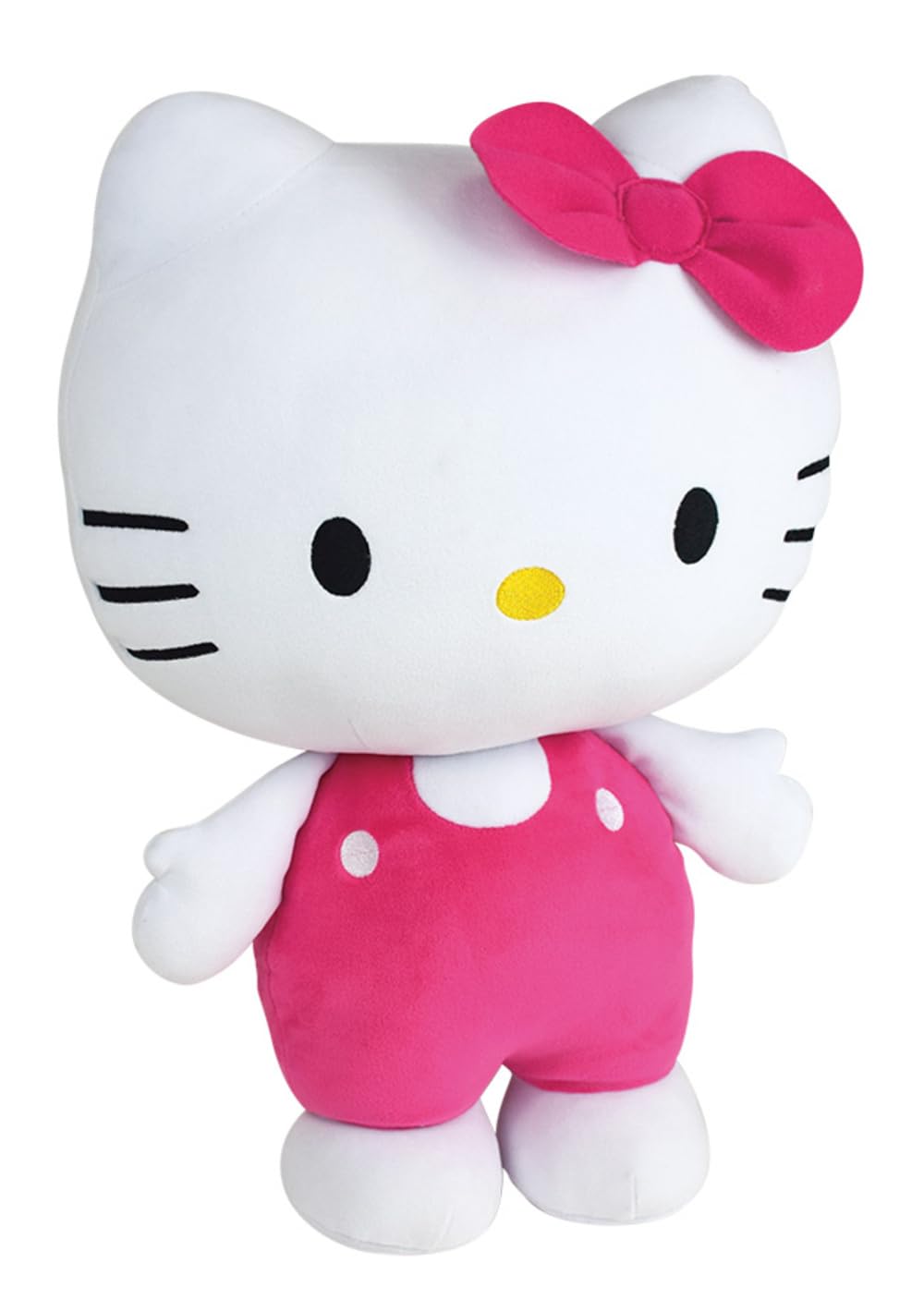 Jemini | Peluche Hello Kitty Squishy 40 Cm | Cuscino Peluche Morbido E Soffice | Dalla nascita | Grande Formato Decorativo per Camera Da Letto Ragazza | Licenza Ufficiale Sanrio | Idea Regalo Bambino