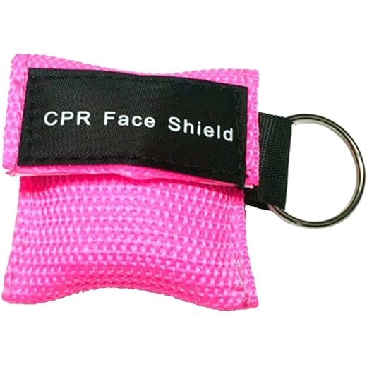 CPR Mask Keychain Emergency Face Shield