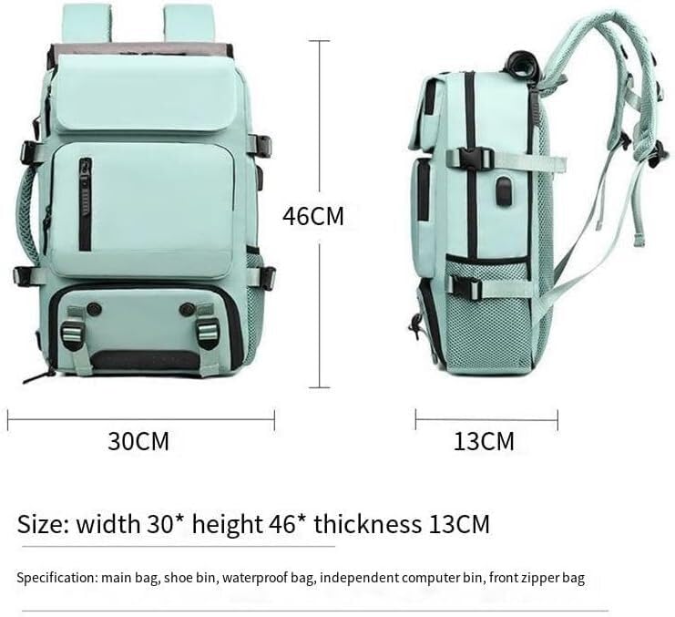 Travel Storage Backpacks Convertible Handbag Men's And Women's Travelling Duffel Bag A(Blue)4