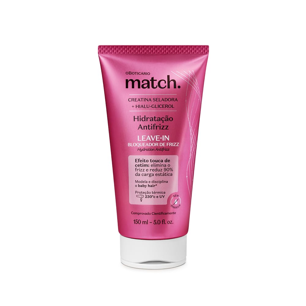 O BOTICARIO MATCH LEAVE-IN HIDRATAÇÃO ANTIFRIZZ 150ml em promoção! Veja a oferta e mais achadinhos de Leave-in e Cremes de Pentear 2 Hoje é o melhor dia para comprar O BOTICARIO MATCH LEAVE-IN HIDRATAÇÃO ANTIFRIZZ 150ml com aquele preço maroto! Promoção! Aproveite a oferta! 2