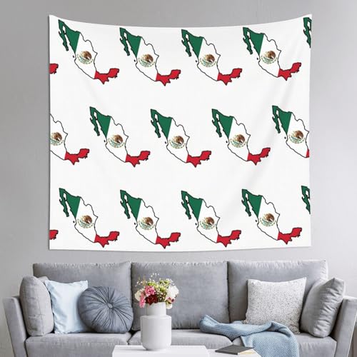 Tapiz de pared de México grande para decoración de fondo de dormitorio de 152x130cm