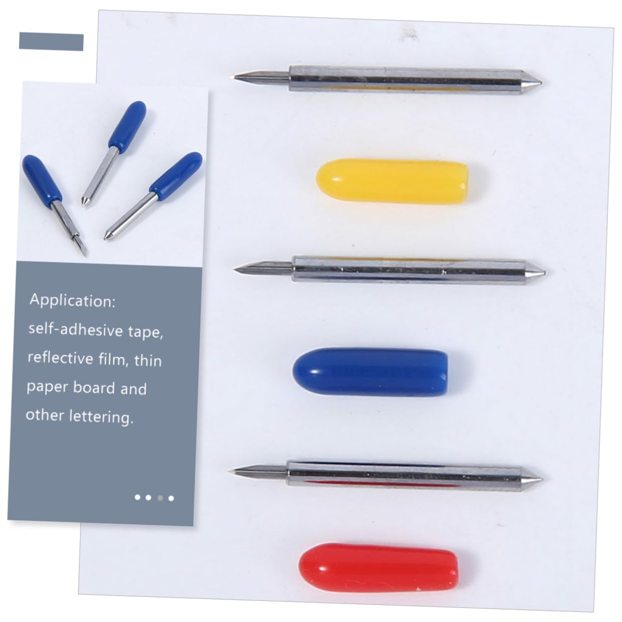 Tofficu 200stücke Ersatzklingen Für Schneidplotter Klingen Für Präzise Schnitte Kompatibel Mit Verschiedenen Schneidmaschinen Für Feine Materialien Wie Magnet Und Chipboard Langlebig