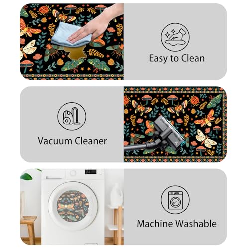 50% Off Butterfly Anti-Fatigue Kitchen Mats, Non-Slip & Washable