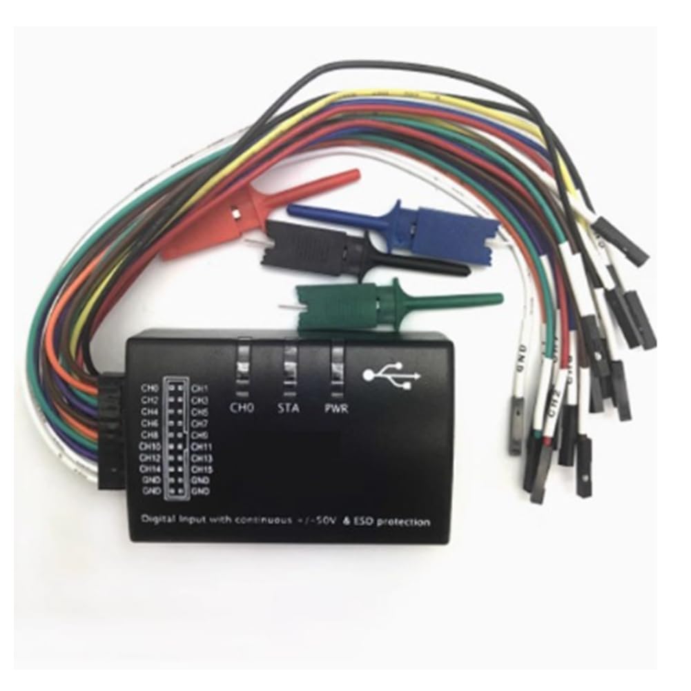 analizador lógico USB de 16 canales 100 MHz para ARM-FPGA