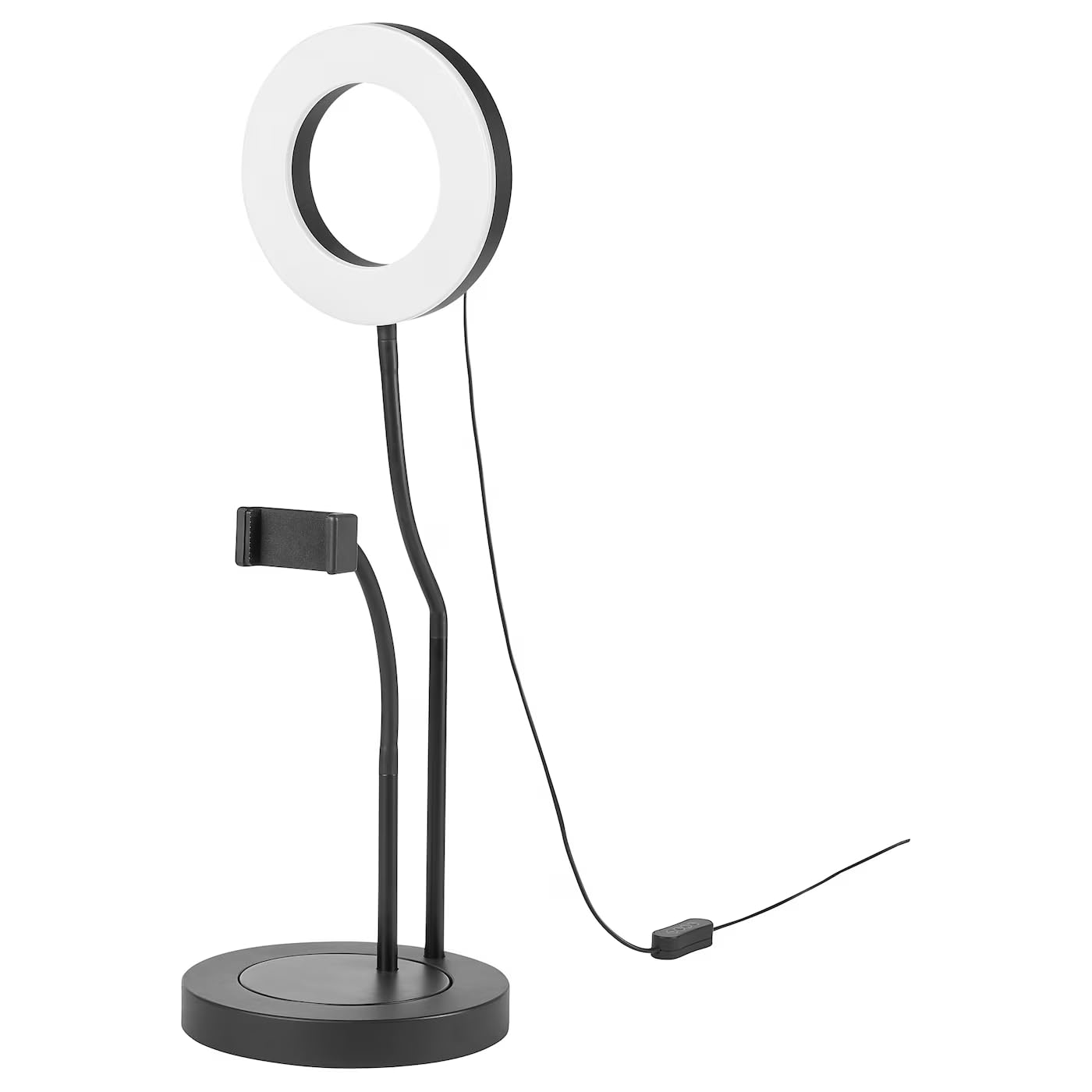 RefinedRobert Lanespelare Ring Lamp with Phone Holder