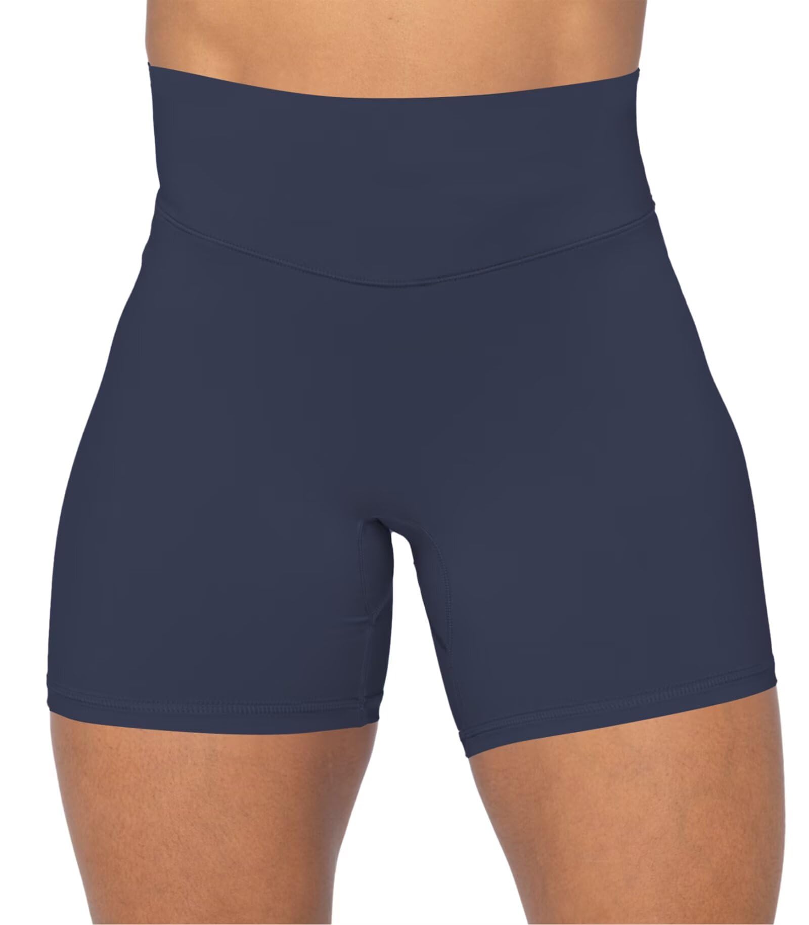 sunzel No Front Seam Biker Shorts for Women, Squat Proof Yoga Workout Gym Bike Shorts with High Waist & Tummy Control-picture-46