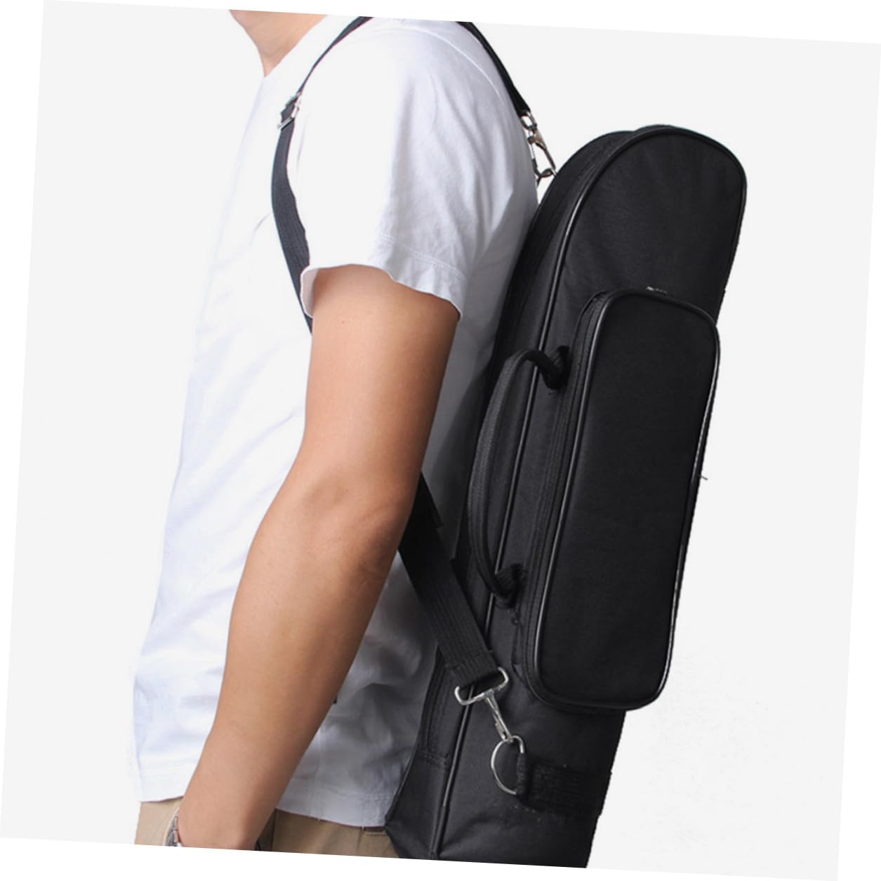 BESTonZON Funda para Trompeta de Tela Oxford Correa de Hombro y Compartimentos Separados para Protección y Fácil Transporte Profesional