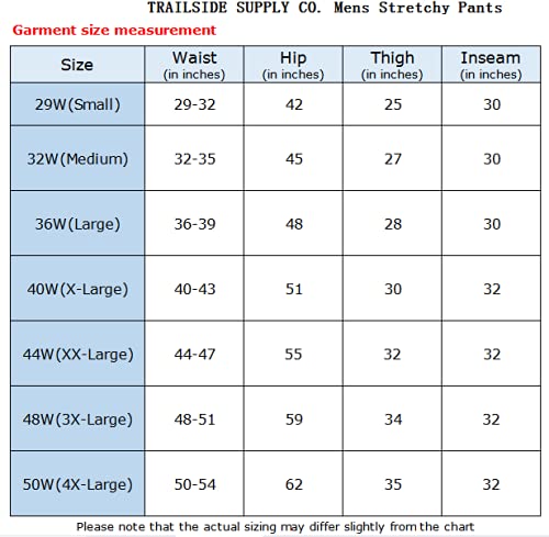 Trailside Supply Co. Mens Workout Athletic Pants For Sports Gym Travel - Stretchy,Breathable, Navy, 3Xl #TOP2