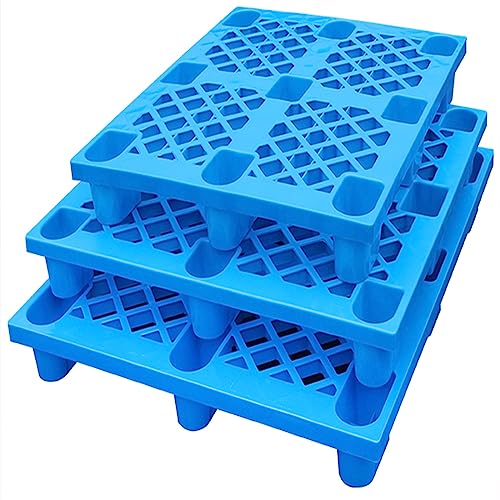 Palette logistique de sol legere en plastique a grille ventilee pour entrepot