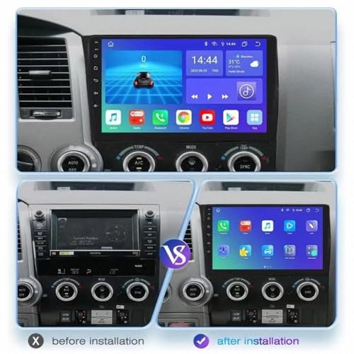 Navegador GPS para Evitar Cables en Toyota Tundra con Android Auto 2