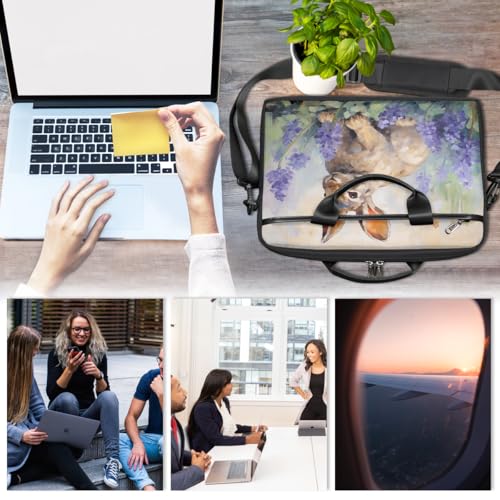 Bolso laptop con diseño floral para 15 pulgadas miniatura 6