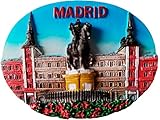 Imán Resina Madrid Plaza Mayor