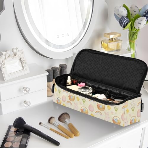 Bolsa de viaje para herramientas de cabello con tapete para plancha resistente al agua y organizador para plancha y accesorios de cuidado capilar miniatura 7