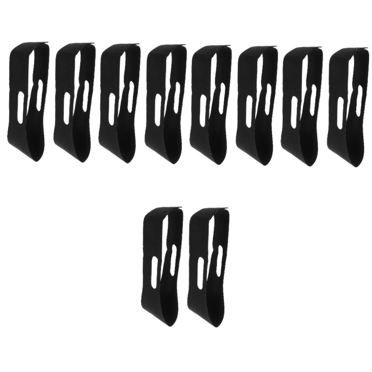 Healvian 10piezas Férula Antironquidos Para Adultos Diseño Elástico Para Evitar Ronquidos Confortable y Transpirable Protección De Mandíbula Para Mejores Noches De Sueño