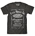 Tee Luv Ford American Made Muscle Shirt - Licensed Ford Motor Co Shirt (Large) Onyx