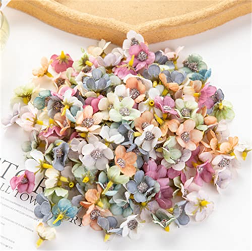 Dramlor Artificial Flower Heads, Artificial Craft Flowers, Small Daisy Flower Heads, Craft Mini Flower Heads, Wedding Crown Wreath Accessories Home Decorations, 5 Colors (About 30 Pieces) #TOP1