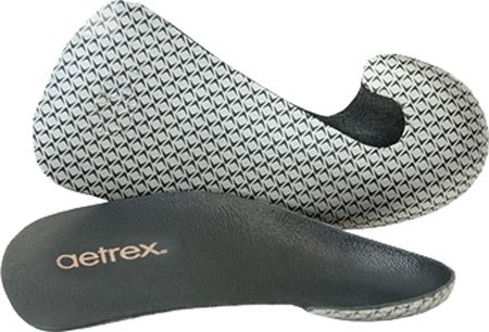 AetrexLynco Women's L100 Fashion Orthotic Black Size 8 Medium by Lynco