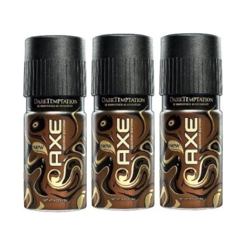 AXE Dark Temptation Deodorant Body Spray For Men - 150ml x 3 Quantities