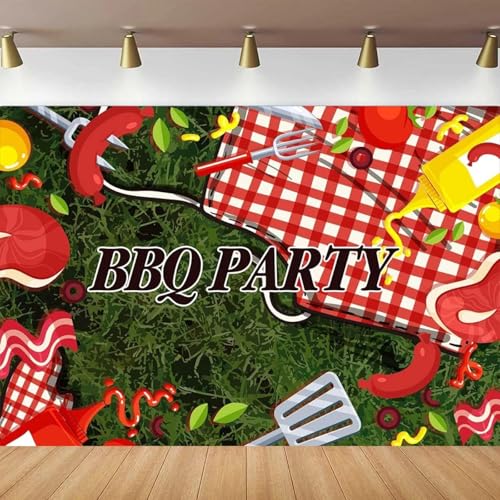 Fondo para fotografía de Fiesta de Barbacoa, Accesorios para Fotos, póster y Pancarta 440x300CM