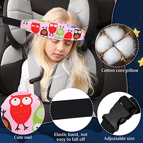 4 Stück Kindersitz Kopf Halter Autositz Befestigung, Baby Autositz Kopfband, Einstellbare Kindersitz Befestigung Kopfband,