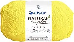 Fio para artesanato Cisne Natural 6 Cabos