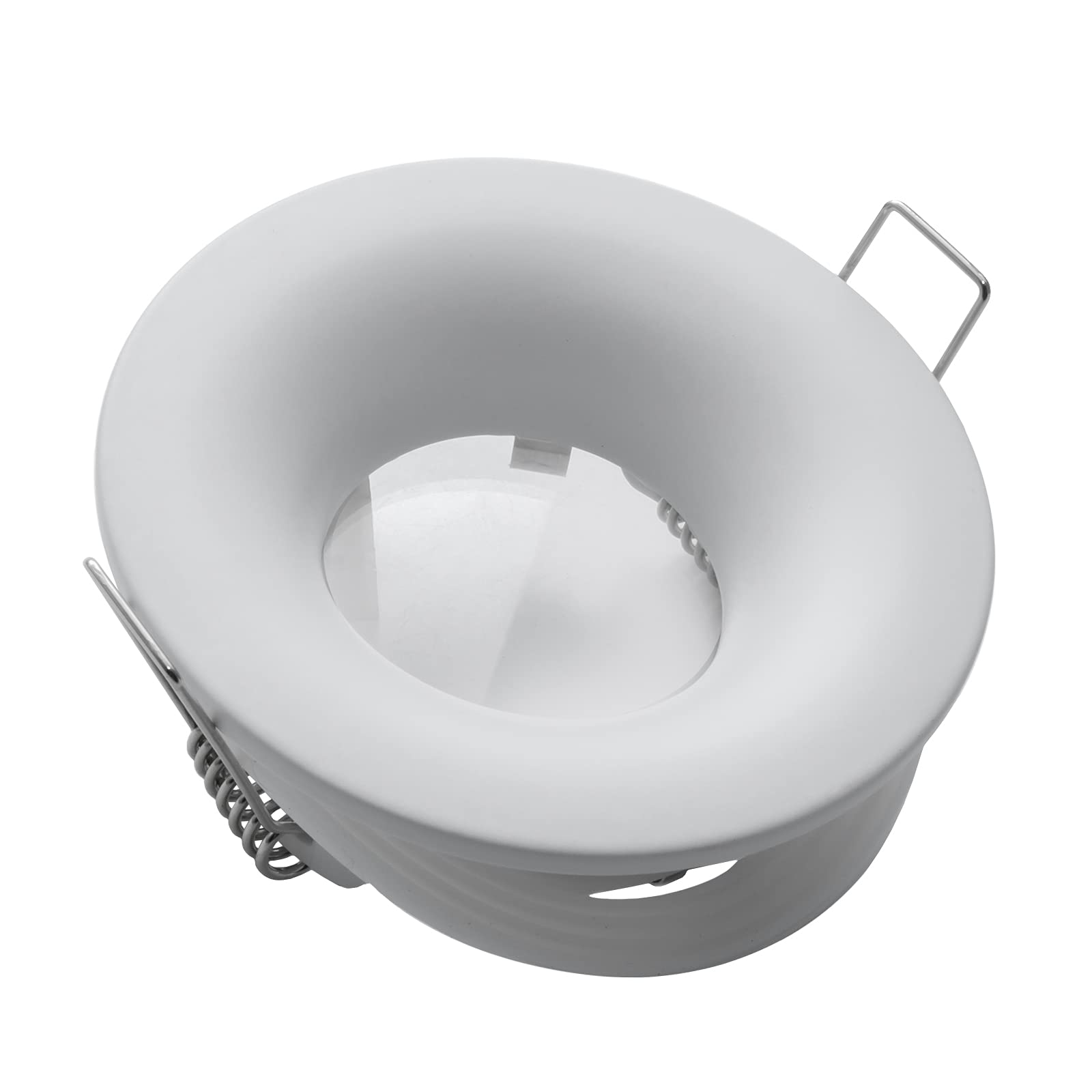 Planetitaly Faretto tondo quadrato lampada LED 6W RGB GU5.3 12V incasso IP65 cromoterapia box doccia bagno turco sauna (Tondo, RGBW+3000K)