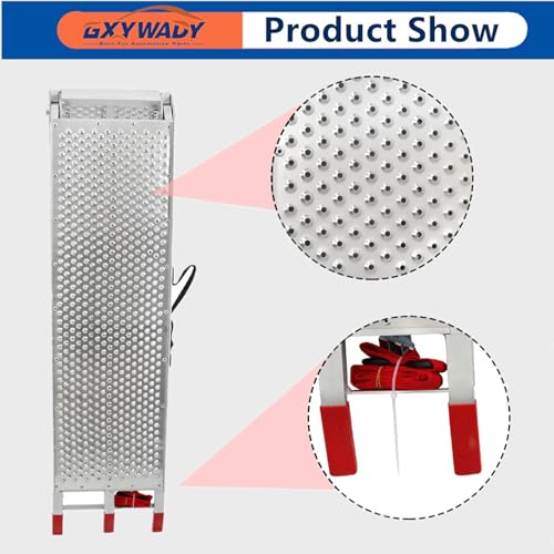 Rampa plegable de aluminio de 7.5 pies para motocicletas miniatura 6