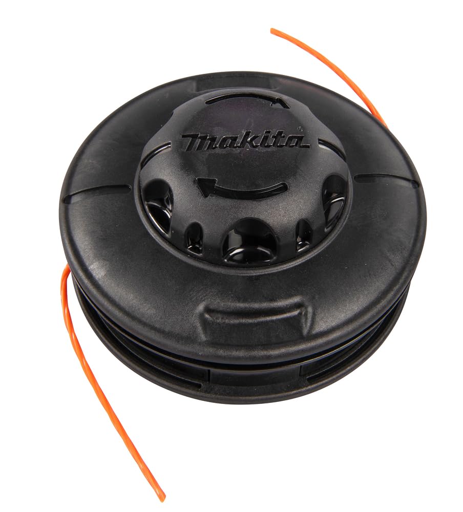 Makita Tap&Go 191D93-3 2 Thread Head M10 x 1.25, Left Thread, Diameter 130 mm, with 2.4 mm Four-Leaf Mowing Line, 4 Metres Long, Automatic Tip, Suitable for Cordless Grass Trimmer and Cordless Brush