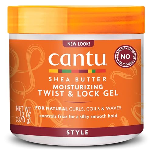 Cantu Shea Butter For Natural Hair Moisturizing Twist & Lock Gel *Control Frizz For A Silky Smooth Hold 370g