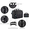 KROSER Laptop Bag Expandable Lightweight Briefcase for 17.3" Laptop Premium Business Work Bag Water-Repellent Messenger Bag with RFID Pockets for School/Travel/Women/Men-Black #4