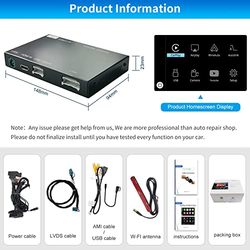 Wireless CarPlay Android Auto perMercedes Benz a