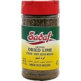 Sadaf Ground Dried Lime 4 oz. - Dried Lime Powder for Cooking - Limu Omani - Real limes dried and ground - Ideal for Seasoning your Dishes - Lime grounded