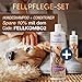 Pawlie's Hundeshampoo Langhaar zur Fellpflege für bessere Kämmbarkeit | Hundeshampoo gegen Geruch mit Bio-Arganöl und Biotin | Dog Shampoo | Hunde Shampoo Fellpflege Langhaar | Conditioner Hund