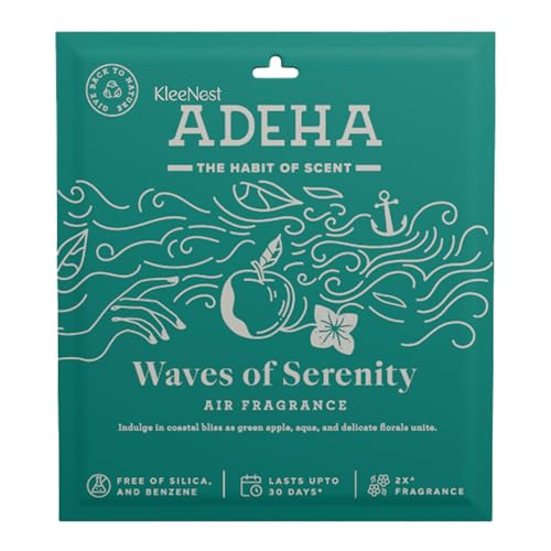 Image of Kleenest Bathroom & Toilet Cleaner (1L Each) | Adeha Air Freshener Pocket Mixed Fragrances- (20g*4)