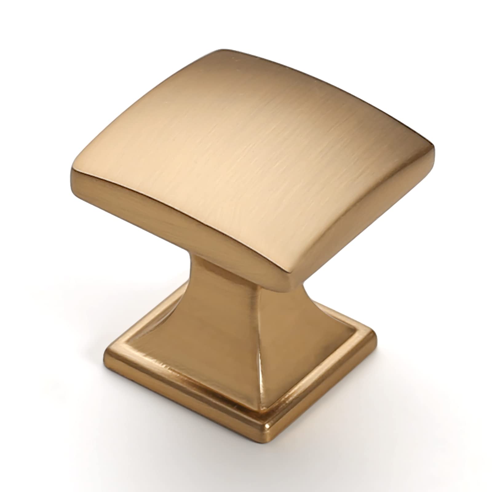 Amerdeco 1 Pack 11/3 Inch Champagne Bronze Knobs Gold