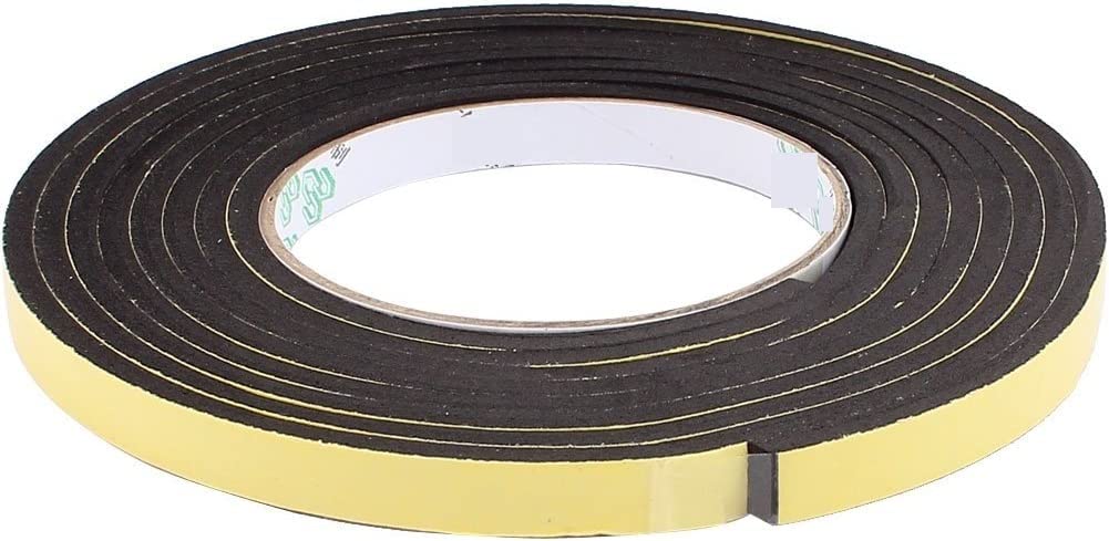 THRAKI Tiras Adhesivas,Cinta Adhesiva de Doble Cara,Cinta 2 uds 1,2 CM de Ancho 3 Metros de Largo 4 MM de Espesor de un Solo Lado