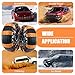 DEDC Tire Snow Chains 8Pcs, Emergency Anti Slip Universal Car Snow Chains Adjustable Tire Chain for Car/Suvs/Trucks/Pickups, in Rain, Snow, Sand, Mud