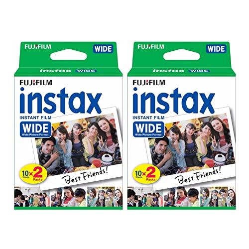 Fujifilm Fuji Instax Wide Film - Lote de 40 exposiciones para