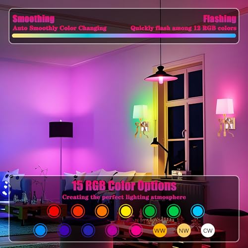Image of Battery Operated Wall Sconces Set of 2, Gold Rechargeable Bow Wall Light with 5200mAh Dimmable Bulbs & Remote, 15 Colors Wireless Brass Wall Lamp for Bedroom Living Room Hallway Decor