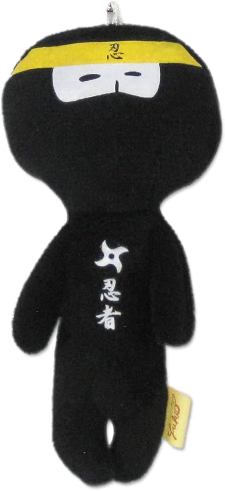 Amazon.co.jp: マスコット ゆきお 忍者 赤 ボールチェーン付き (黒