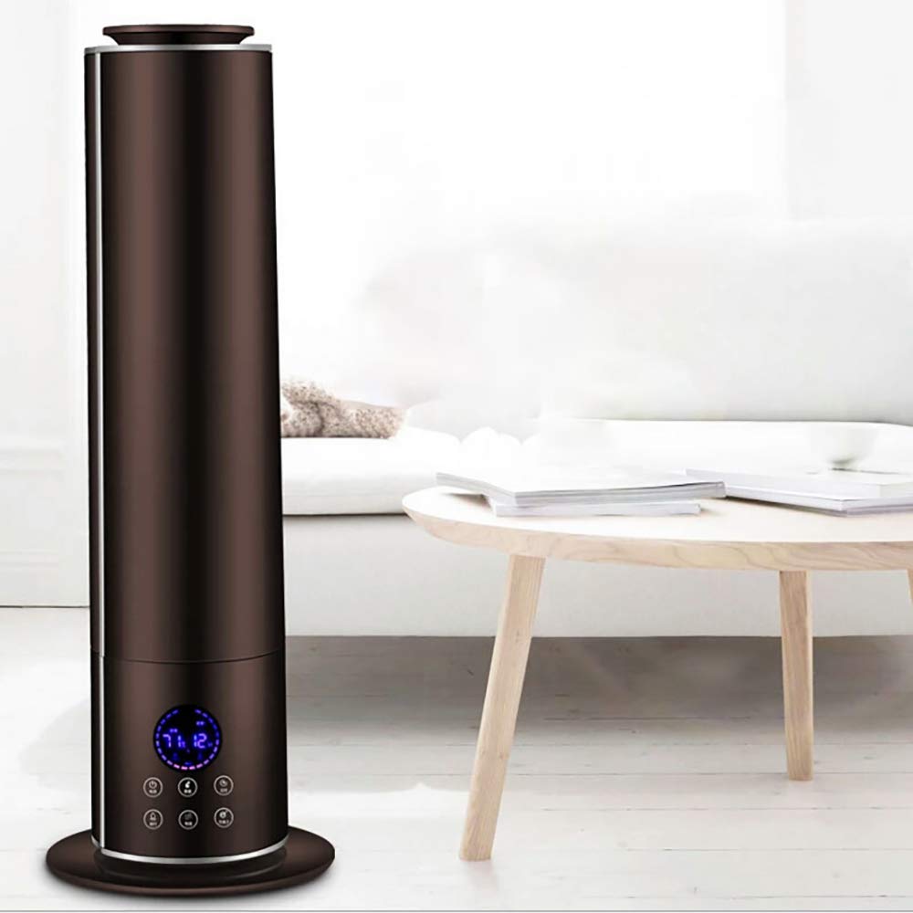 Umidificatore a nebbia fredda con grande capacità e grande quantità di nebbia 9L Telecomando intelligente Purificazione silenziosa di ioni negativi Umidificatore Home Office Camera da letto Notte