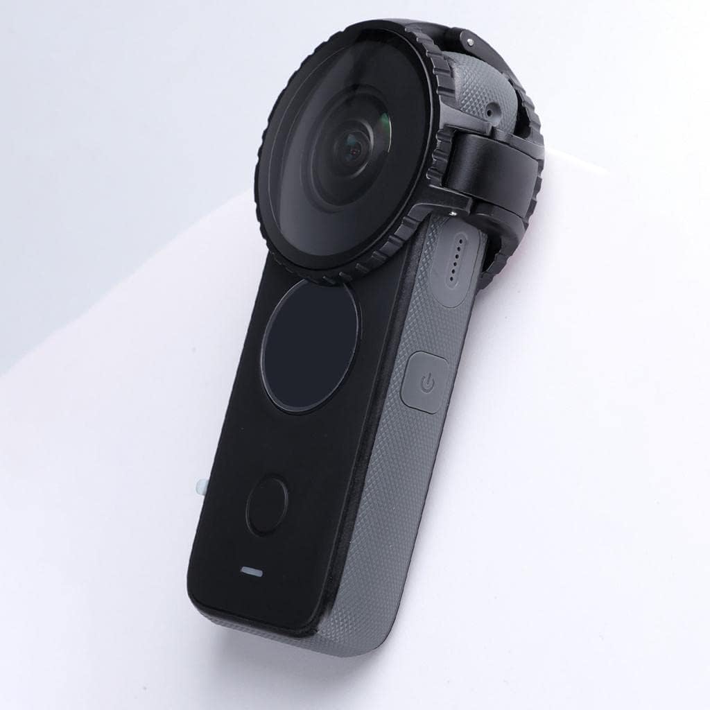 Freneci Lens Guards 10M Waterproof Protective Cover for InstaOne X2 Black Sports
