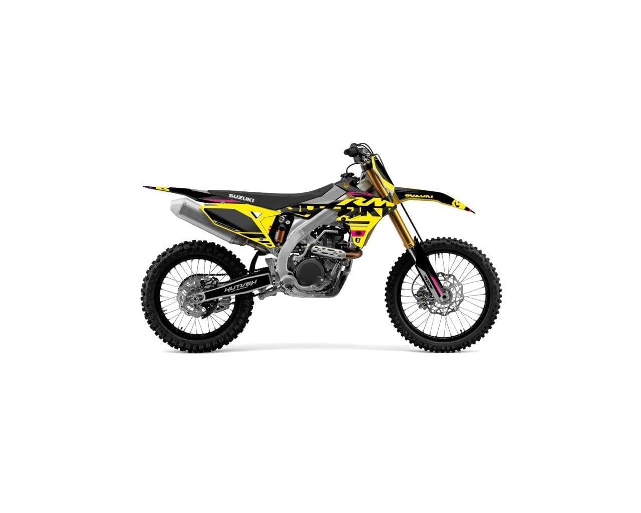 Kit déco de qualité pour Suzuki 250 RMZ avec finitions rose premium